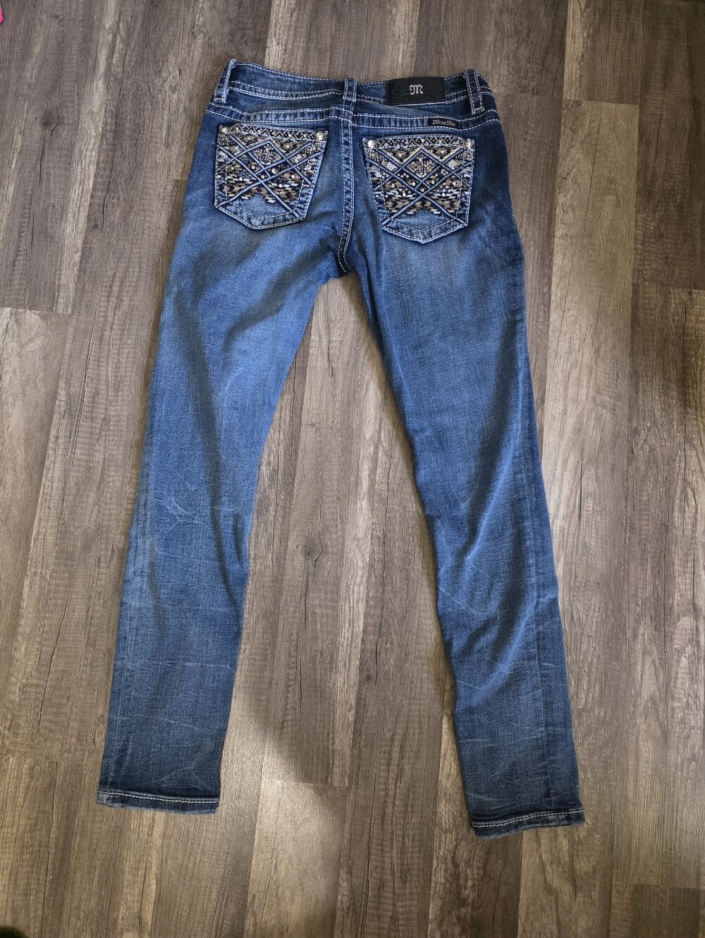Dark Blue Miss Me Womens Jeans